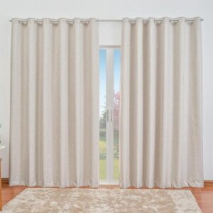 Cortina Blackout 100% Vedação Premium 4,40x2,60m Areia
